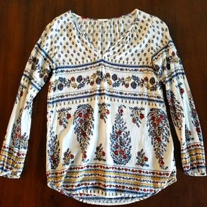 Light Weight Peasant Blouse XS